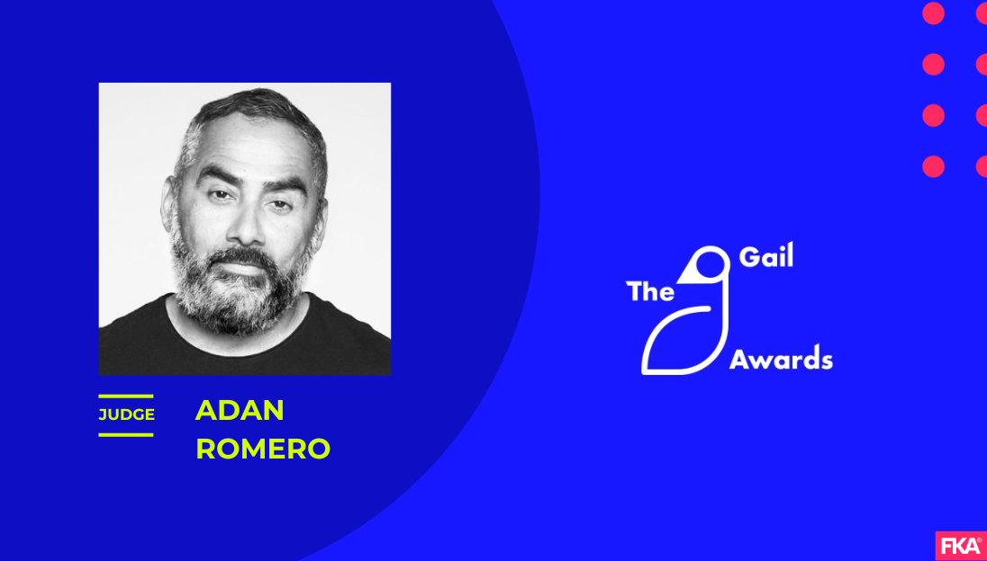 CCO, Adan Romero, Selected as Gail Award Judge